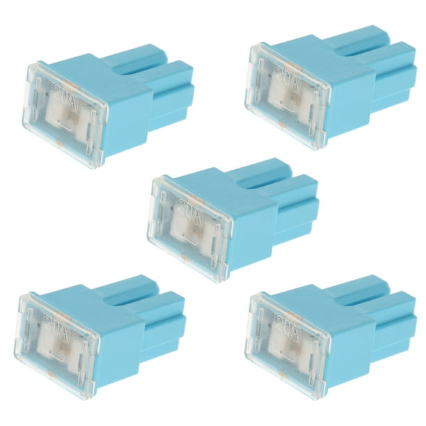 5X FLF-S White 20A 32V Female Push in Blade Cartridge PAL Fuse for Car Auto